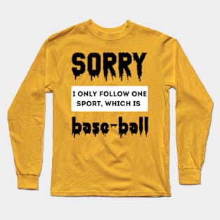 Base-ball Long Sleeve T-Shirt